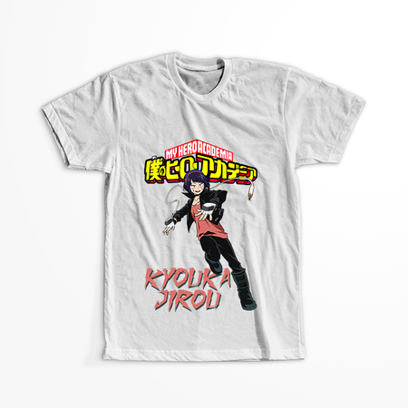 Koszulka Biała My Hero Academia / Akademia bohaterów - WYBIERZ KOLOR KOSZULKI I FASON