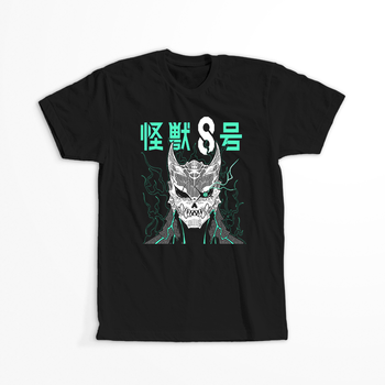 Koszulka Czarna - Kaiju No.8 - WYBIERZ KOLOR KOSZULKI I FASON