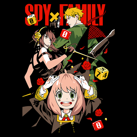 Koszulka Biała Spy X Family - WYBIERZ KOLOR KOSZULKI I FASON