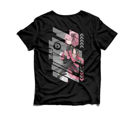 Koszulka Czarna Wuthering Waves - WYBIERZ FASON I KOLOR KOSZULKI 