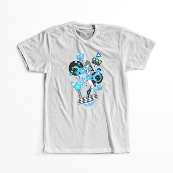 Koszulka Biała Vocaloid Hatsune Miku - WYBIERZ KOLOR KOSZULKI I FASON