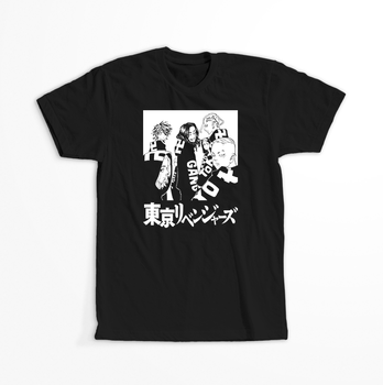 Koszulka Czarna Tokyo Revengers WYBIERZ KOLOR KOSZULKI I FASON