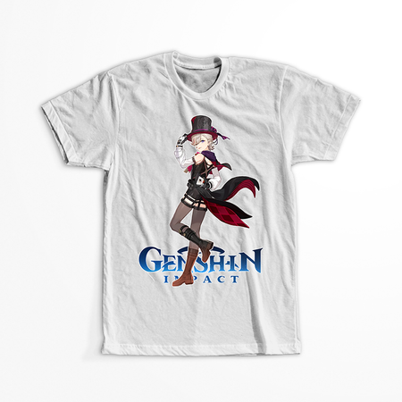Koszulka Biała Genshin Impact - Lyney - WYBIERZ KOLOR