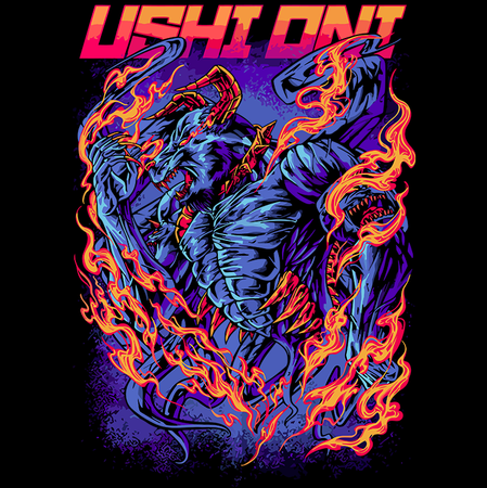 Koszulka Demon KOLOR KOSZULKI I FASON