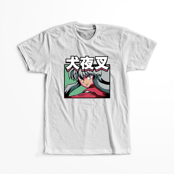 Koszulka Biała - InuYasha - WYBIERZ KOLOR KOSZULKI I FASON