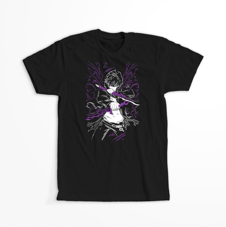 Koszulka Czarna - Solo Leveling  - WYBIERZ KOLOR KOSZULKI I FASON