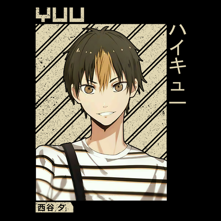 Koszulka Czarna - Haikyuu!! - WYBIERZ KOLOR KOSZULKI I FASON