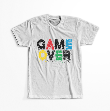 Koszulka Game over WYBIERZ KOLOR KOSZULKI I FASON