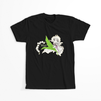 Koszulka Czarna Wish WYBIERZ KOLOR KOSZULKI I FASON