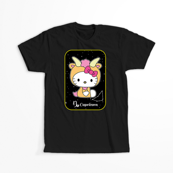 Koszulka Czarna - Hello Kitty - WYBIERZ KOLOR KOSZULKI I FASON