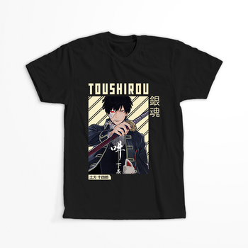 Koszulka Czarna Gintama WYBIERZ KOLOR KOSZULKI I FASON