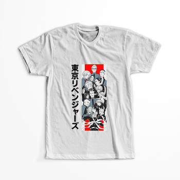 Koszulka Biała Tokyo Revengers WYBIERZ KOLOR KOSZULKI I FASON