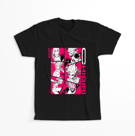 Koszulka Czarna - Blue Lock - WYBIERZ KOLOR KOSZULKI I FASON