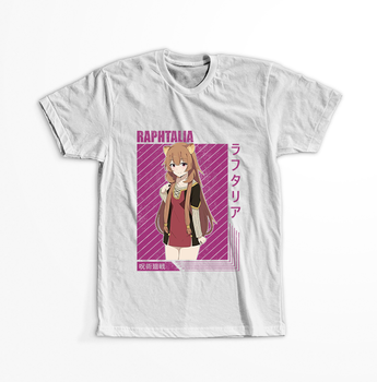 Koszulka Biała - The Rising of the Shield Hero - WYBIERZ KOLOR KOSZULKI I FASON