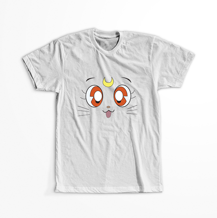 Koszulka Biała Sailor Moon WYBIERZ KOLOR KOSZULKI I FASON