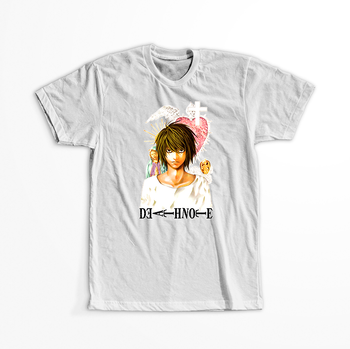 Koszulka Biała Death Note - WYBIERZ KOLOR KOSZULKI I FASON