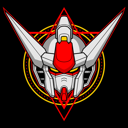 Koszulka Biała Gundam - WYBIERZ KOLOR KOSZULKI I FASON