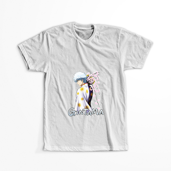 Koszulka Biała Gintama WYBIERZ KOLOR KOSZULKI I FASON