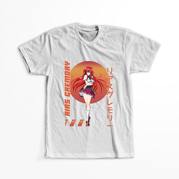 Koszulka Biała Highschool DxD - WYBIERZ KOLOR KOSZULKI I FASON