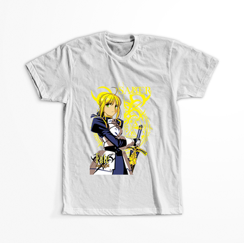 Koszulka Biała Fate WYBIERZ KOLOR KOSZULKI I FASON