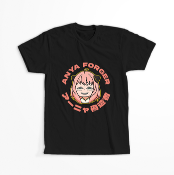 Koszulka Czarna Spy X Family - WYBIERZ KOLOR KOSZULKI I FASON