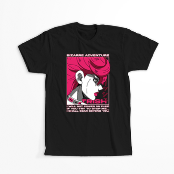 Koszulka Czarna JOJO's Bizarre Adventure - WYBIERZ KOLOR KOSZULKI I FASON