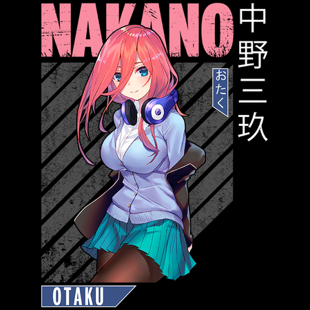 Koszulka Biała - The Quintessential Quintuplet - WYBIERZ KOLOR KOSZULKI I FASON