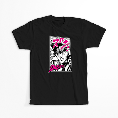 Koszulka Czarna JOJO's Bizarre Adventure - WYBIERZ KOLOR KOSZULKI I FASON