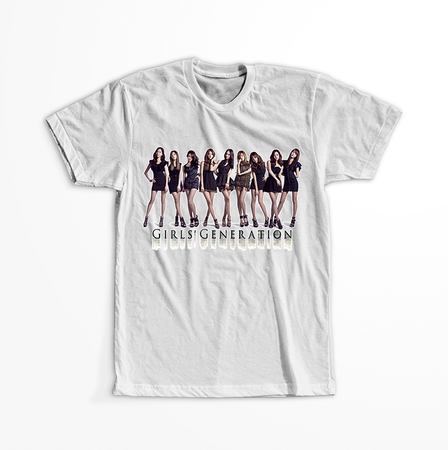 Koszulka Biała Girls' Generation WYBIERZ KOLOR KOSZULKI I FASON