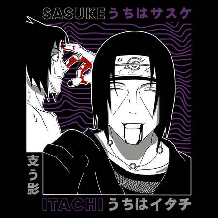 Koszulka Biała Naruto / Boruto - WYBIERZ KOLOR KOSZULKI I FASON