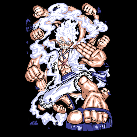 Koszulka Czarna One Piece - WYBIERZ KOLOR KOSZULKI I FASON