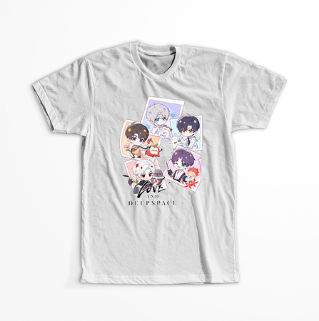 Koszulka Biała - Love and Deepspace - WYBIERZ KOLOR KOSZULKI I FASON