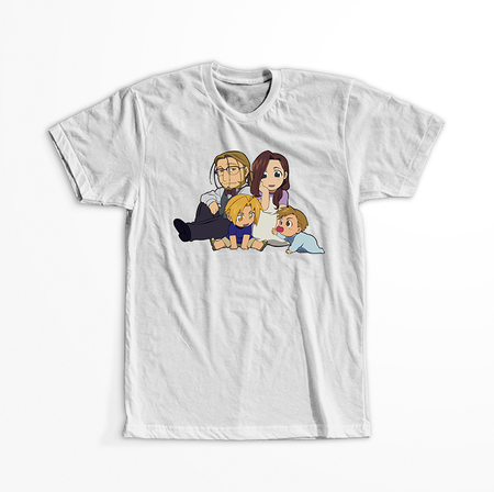 Koszulka Biała Fullmetal Alchemist - WYBIERZ KOLOR KOSZULKI I FASON