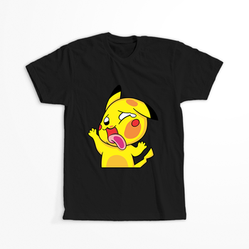 Koszulka Czarna - Pokemon x Naruto - WYBIERZ KOLOR KOSZULKI I FASON