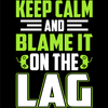 Torba z uszami z Keep calm and blame it on the lag