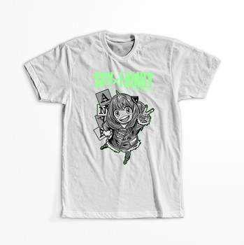 Koszulka Biała Spy X Family - WYBIERZ KOLOR KOSZULKI I FASON