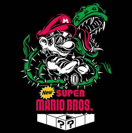 Koszulka Super Mario Bros. WYBIERZ KOLOR KOSZULKI I FASON