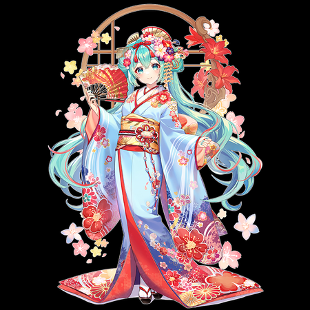 Koszulka Czarna Vocaloid Hatsune Miku - WYBIERZ KOLOR KOSZULKI I FASON