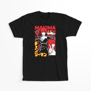 Koszulka Czarna Chainsaw Man WYBIERZ KOLOR KOSZULKI I FASON
