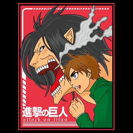 Torba z uszami z Attack on titan