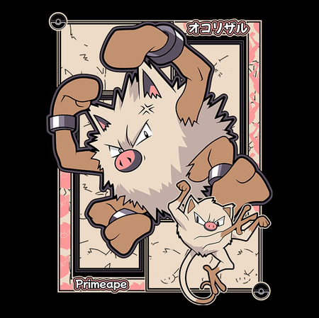 Koszulka Czarna - Pokemon x Naruto - WYBIERZ KOLOR KOSZULKI I FASON