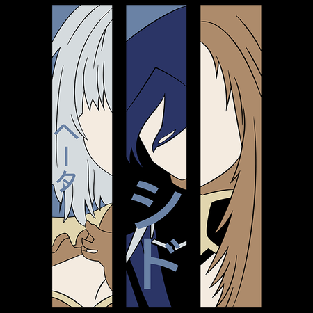 Koszulka Czarna The Eminence in Shadow - WYBIERZ KOLOR KOSZULKI I FASON