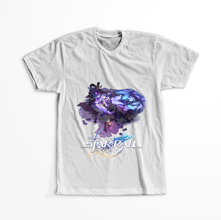 Koszulka Czarna - Honkai Star Rail  - Black Swan   WYBIERZ KOLOR KOSZULKI I FASON