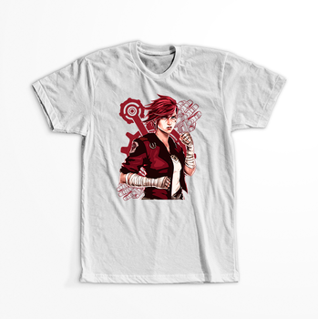 Koszulka Biała - League of Legends & Arcane - WYBIERZ KOLOR KOSZULKI I FASON