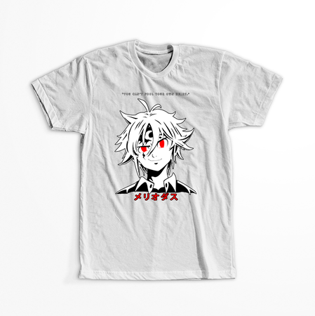 Koszulka Biała Seven Deadly Sins - WYBIERZ KOLOR KOSZULKI I FASON