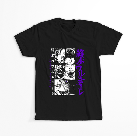 Koszulka Czarna Record Of Ragnarok WYBIERZ KOLOR KOSZULKI I FASON