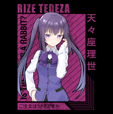 Koszulka Biała - Is the Order a Rabbit? - WYBIERZ KOLOR KOSZULKI I FASON