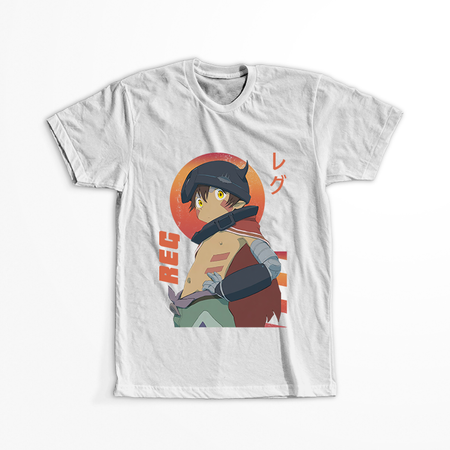 Koszulka Biała Made in Abyss - WYBIERZ KOLOR KOSZULKI I FASON