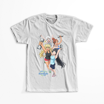 Koszulka Biała Dumbbell Nan Kilo Moteru? - WYBIERZ KOLOR KOSZULKI I FASON
