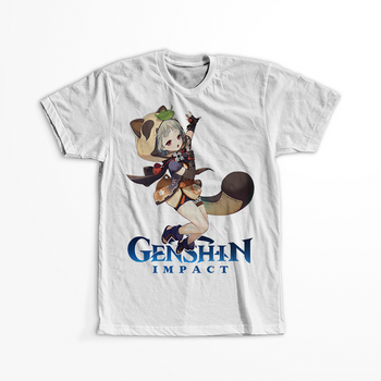 Koszulka Biała Genshin Impact - Sayu - WYBIERZ KOLOR KOSZULKI I FASON